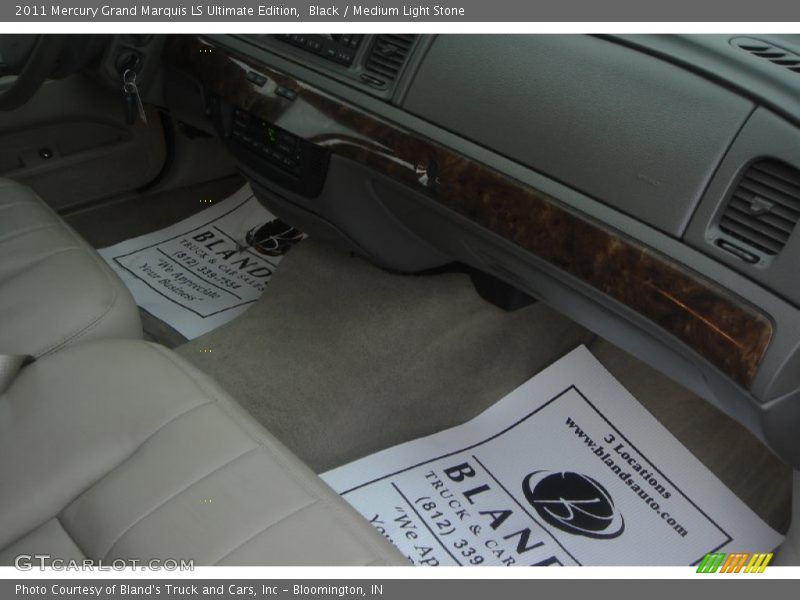 Black / Medium Light Stone 2011 Mercury Grand Marquis LS Ultimate Edition