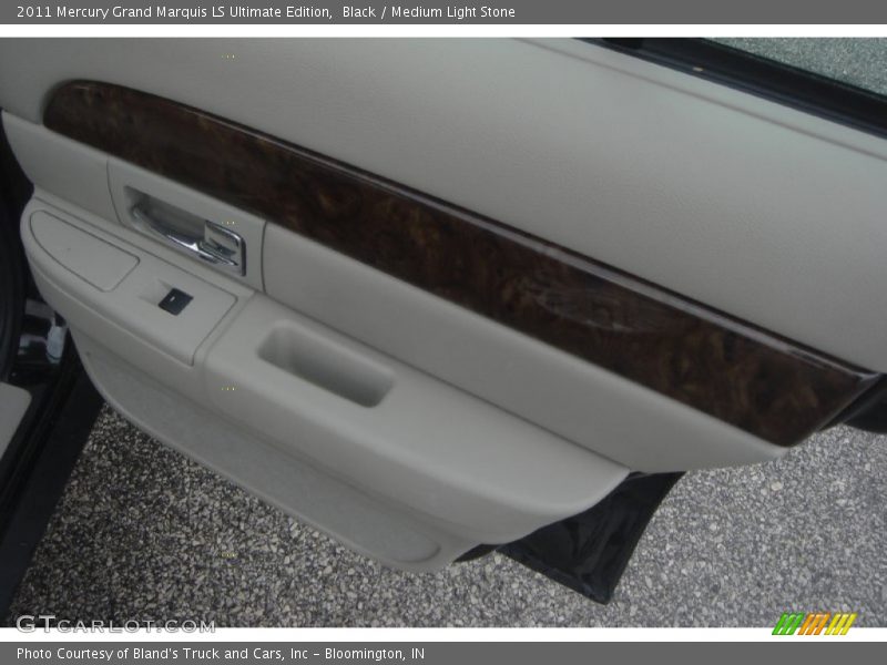 Black / Medium Light Stone 2011 Mercury Grand Marquis LS Ultimate Edition