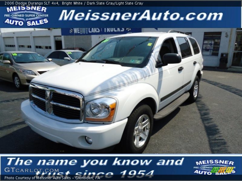 Bright White / Dark Slate Gray/Light Slate Gray 2006 Dodge Durango SLT 4x4