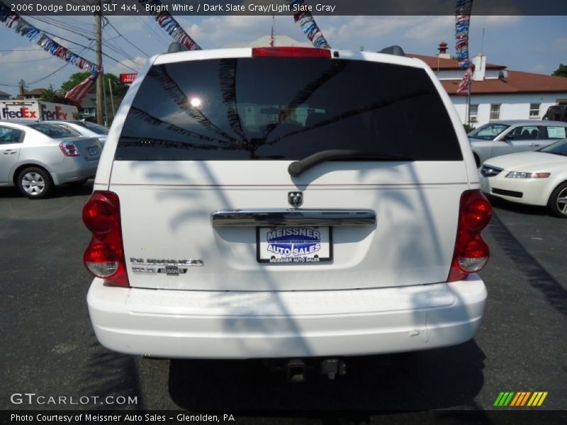 Bright White / Dark Slate Gray/Light Slate Gray 2006 Dodge Durango SLT 4x4
