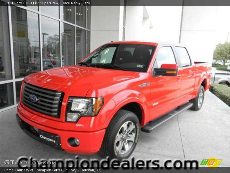 Race Red / Black 2011 Ford F150 FX2 SuperCrew