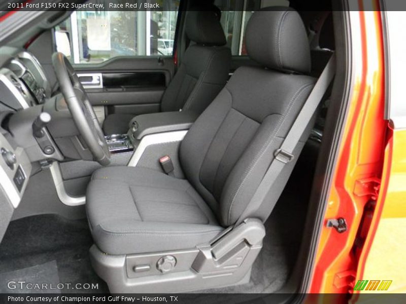 2011 F150 FX2 SuperCrew Black Interior