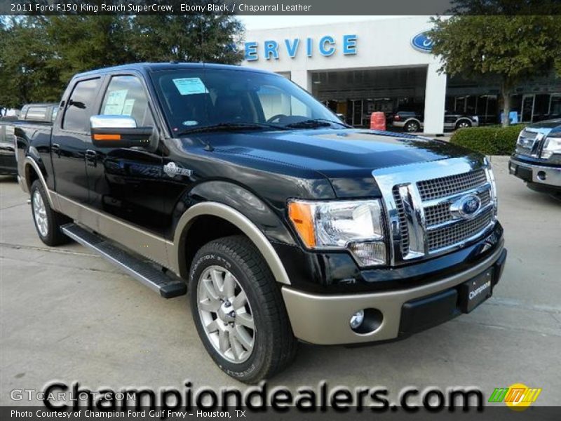 Ebony Black / Chaparral Leather 2011 Ford F150 King Ranch SuperCrew