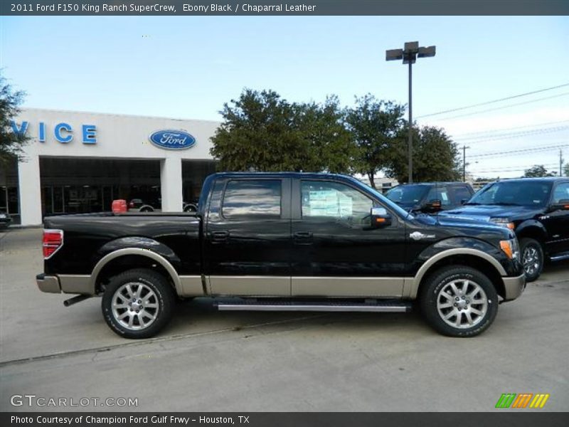 Ebony Black / Chaparral Leather 2011 Ford F150 King Ranch SuperCrew