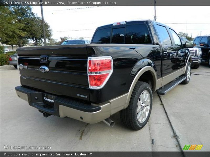 Ebony Black / Chaparral Leather 2011 Ford F150 King Ranch SuperCrew
