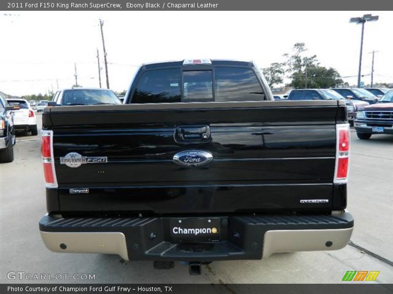 Ebony Black / Chaparral Leather 2011 Ford F150 King Ranch SuperCrew
