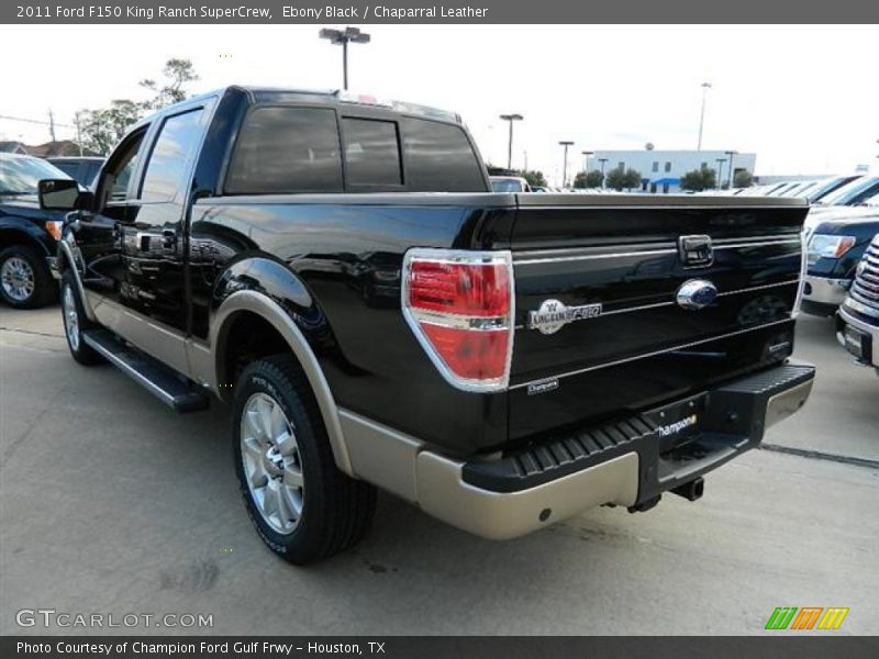 Ebony Black / Chaparral Leather 2011 Ford F150 King Ranch SuperCrew