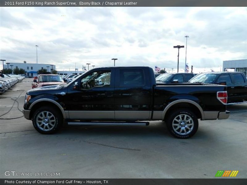 Ebony Black / Chaparral Leather 2011 Ford F150 King Ranch SuperCrew