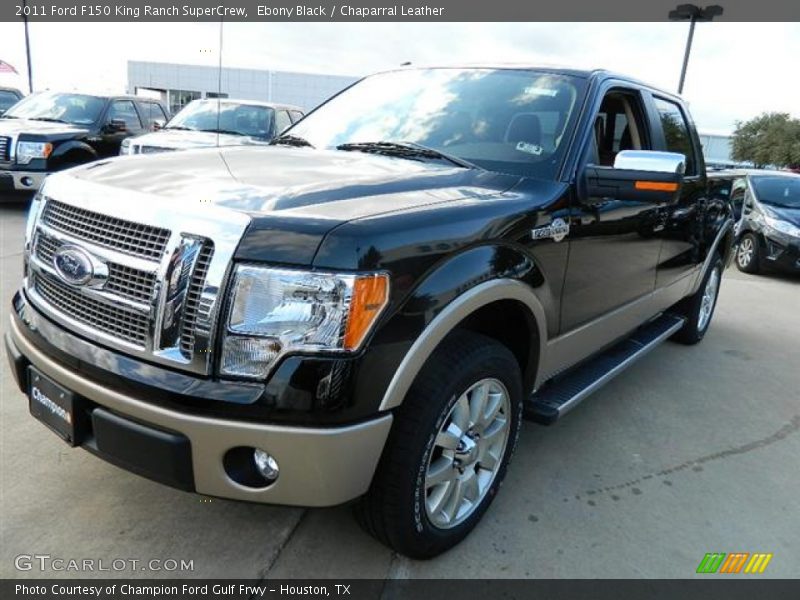 Ebony Black / Chaparral Leather 2011 Ford F150 King Ranch SuperCrew
