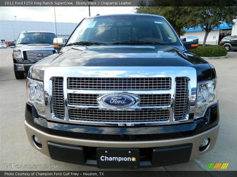 Ebony Black / Chaparral Leather 2011 Ford F150 King Ranch SuperCrew