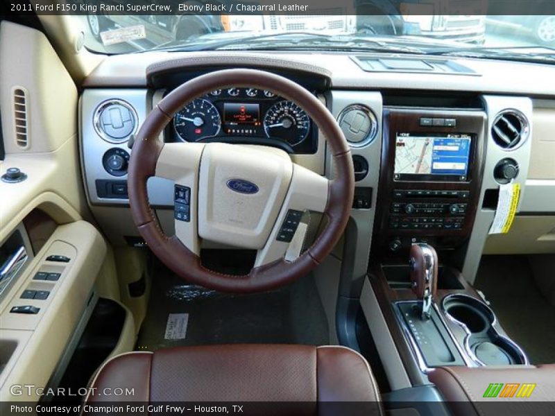 Ebony Black / Chaparral Leather 2011 Ford F150 King Ranch SuperCrew