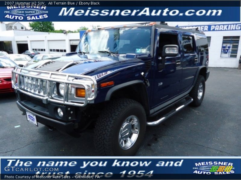 All Terrain Blue / Ebony Black 2007 Hummer H2 SUV
