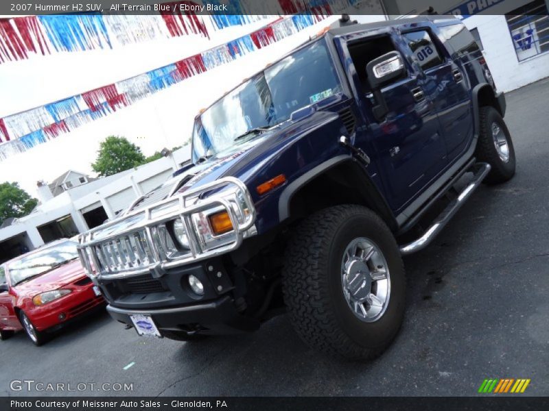 All Terrain Blue / Ebony Black 2007 Hummer H2 SUV