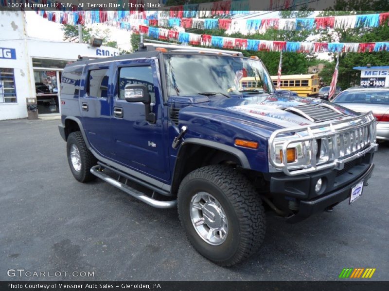 All Terrain Blue / Ebony Black 2007 Hummer H2 SUV