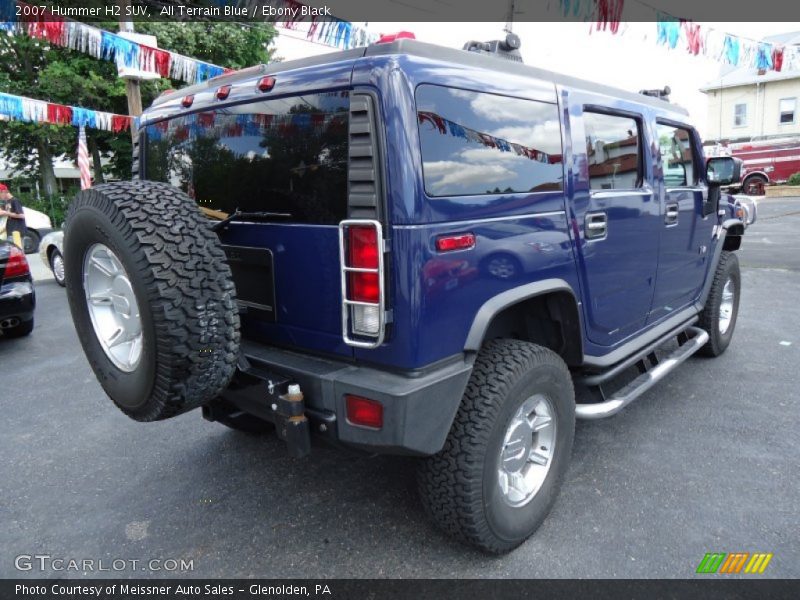 All Terrain Blue / Ebony Black 2007 Hummer H2 SUV