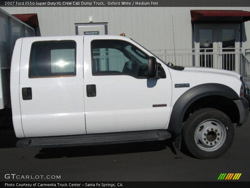 Oxford White / Medium Flint 2007 Ford F550 Super Duty XL Crew Cab Dump Truck