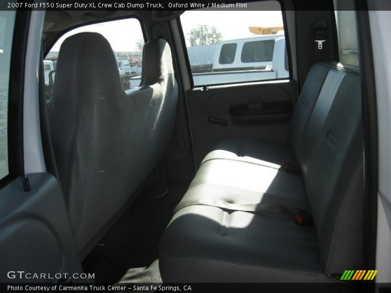 Oxford White / Medium Flint 2007 Ford F550 Super Duty XL Crew Cab Dump Truck