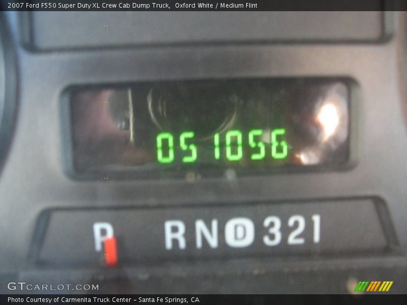 Oxford White / Medium Flint 2007 Ford F550 Super Duty XL Crew Cab Dump Truck