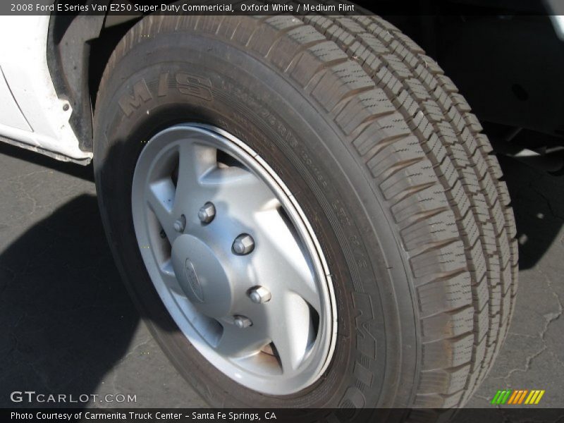 Oxford White / Medium Flint 2008 Ford E Series Van E250 Super Duty Commericial