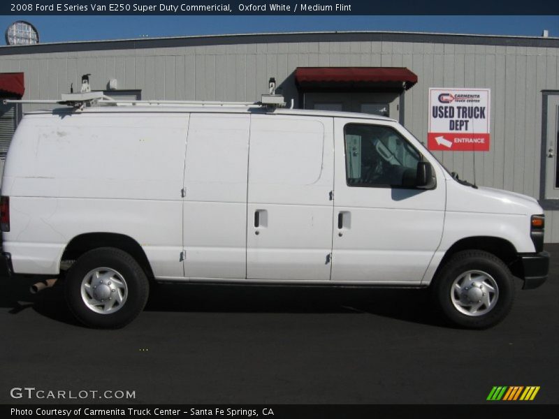 Oxford White / Medium Flint 2008 Ford E Series Van E250 Super Duty Commericial