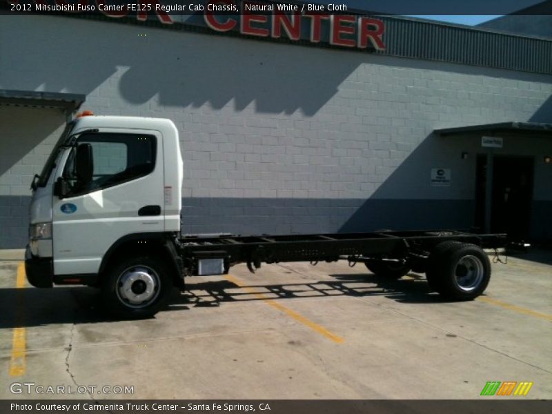  2012 Canter FE125 Regular Cab Chassis Natural White