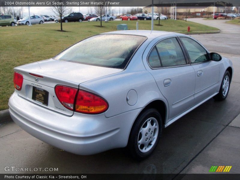 Sterling Silver Metallic / Pewter 2004 Oldsmobile Alero GX Sedan