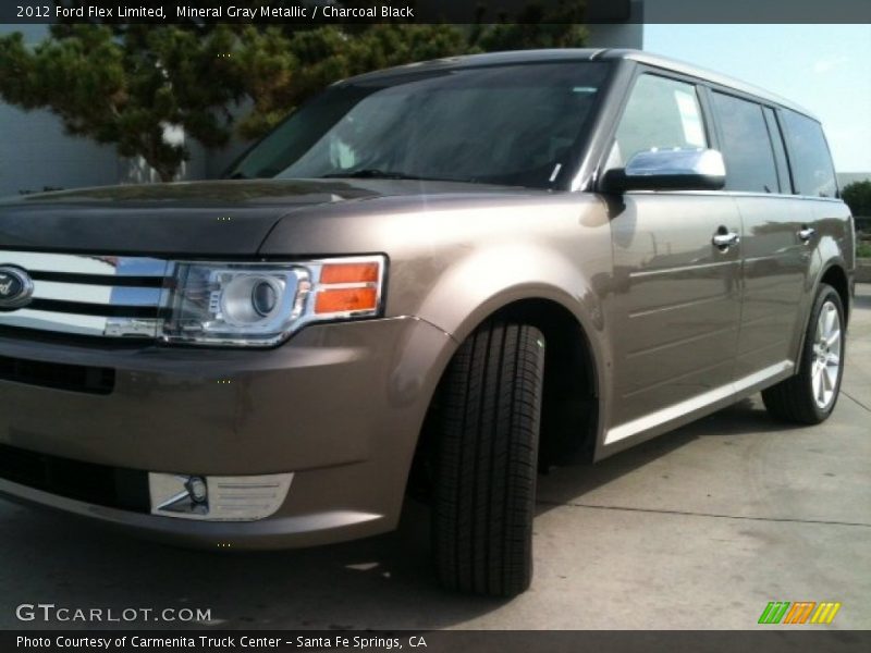 Mineral Gray Metallic / Charcoal Black 2012 Ford Flex Limited