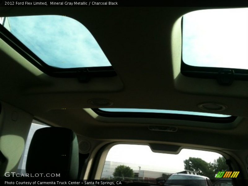Mineral Gray Metallic / Charcoal Black 2012 Ford Flex Limited