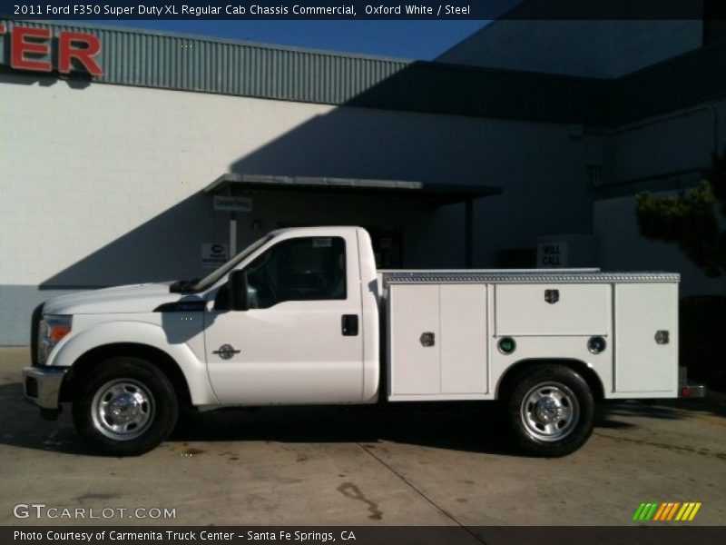 Oxford White / Steel 2011 Ford F350 Super Duty XL Regular Cab Chassis Commercial