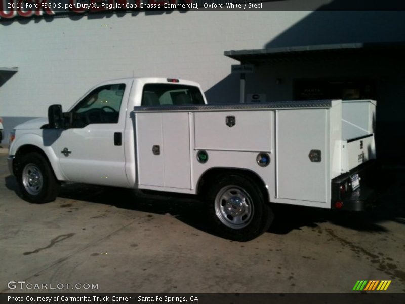 Oxford White / Steel 2011 Ford F350 Super Duty XL Regular Cab Chassis Commercial
