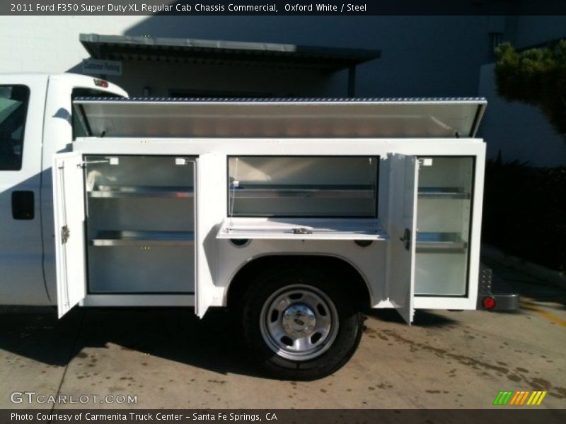 Oxford White / Steel 2011 Ford F350 Super Duty XL Regular Cab Chassis Commercial
