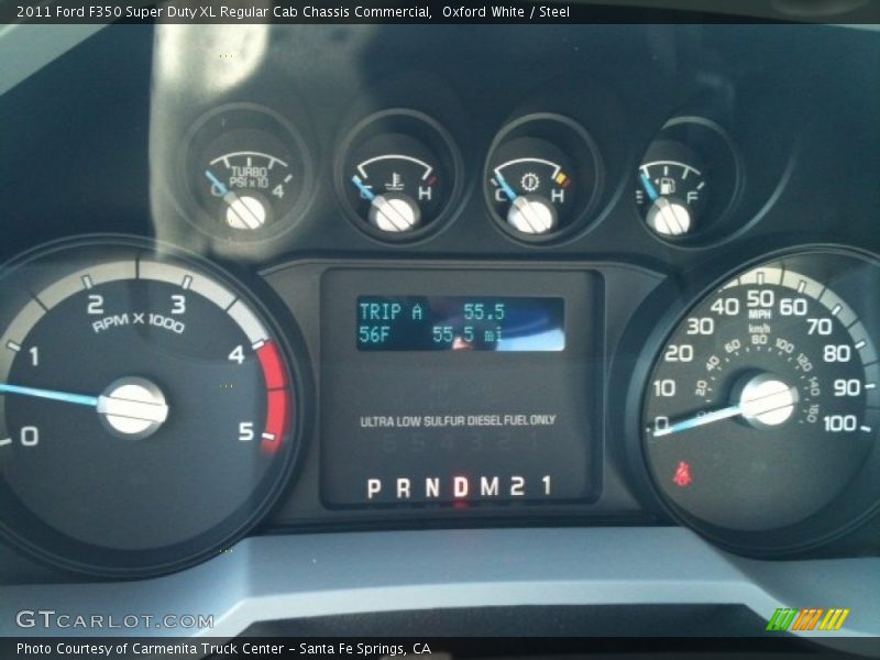 Oxford White / Steel 2011 Ford F350 Super Duty XL Regular Cab Chassis Commercial