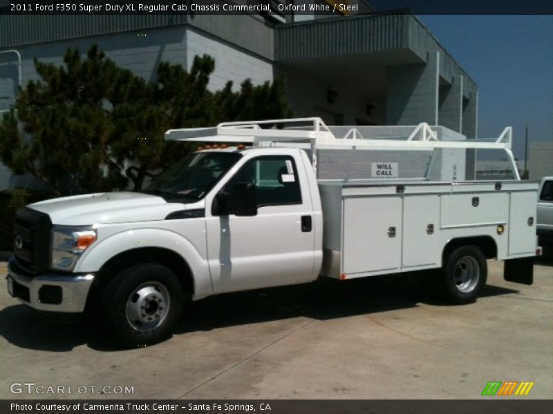 Oxford White / Steel 2011 Ford F350 Super Duty XL Regular Cab Chassis Commercial