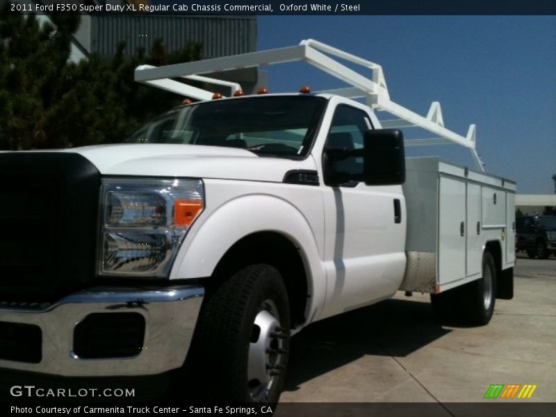 Oxford White / Steel 2011 Ford F350 Super Duty XL Regular Cab Chassis Commercial