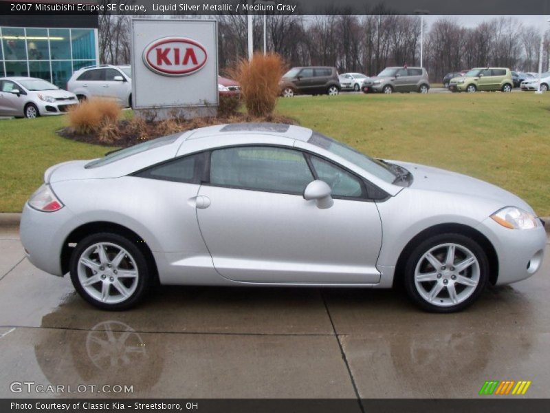 Liquid Silver Metallic / Medium Gray 2007 Mitsubishi Eclipse SE Coupe