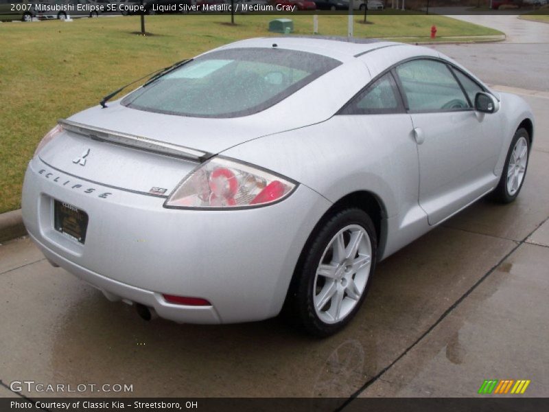 Liquid Silver Metallic / Medium Gray 2007 Mitsubishi Eclipse SE Coupe