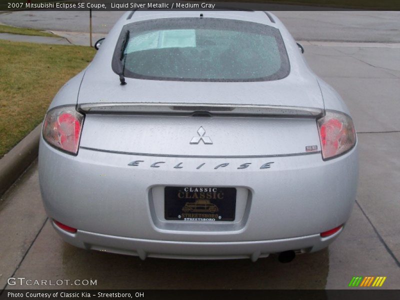 Liquid Silver Metallic / Medium Gray 2007 Mitsubishi Eclipse SE Coupe