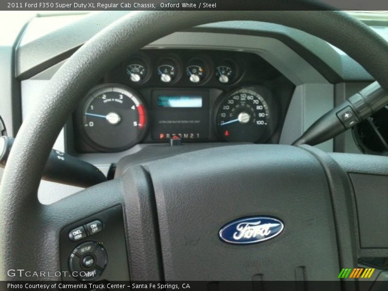 Oxford White / Steel 2011 Ford F350 Super Duty XL Regular Cab Chassis