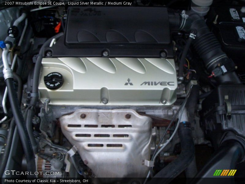 Liquid Silver Metallic / Medium Gray 2007 Mitsubishi Eclipse SE Coupe