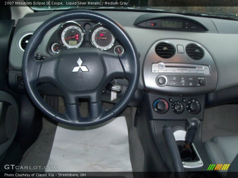 Liquid Silver Metallic / Medium Gray 2007 Mitsubishi Eclipse SE Coupe