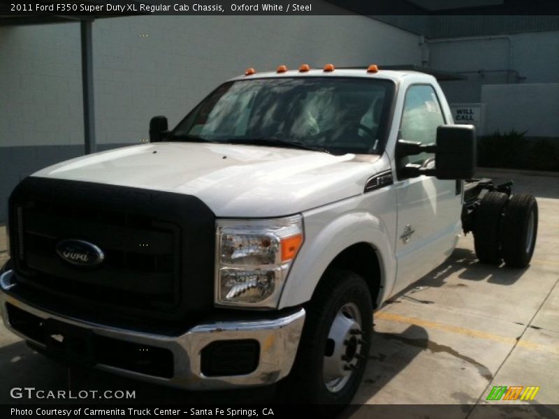 Oxford White / Steel 2011 Ford F350 Super Duty XL Regular Cab Chassis