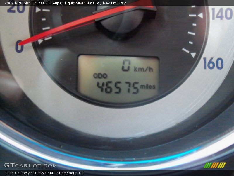 Liquid Silver Metallic / Medium Gray 2007 Mitsubishi Eclipse SE Coupe