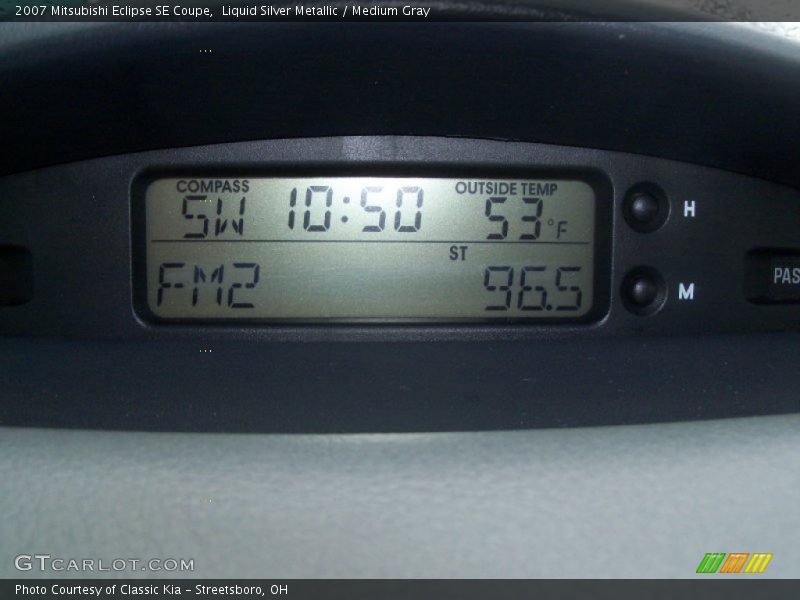 Liquid Silver Metallic / Medium Gray 2007 Mitsubishi Eclipse SE Coupe