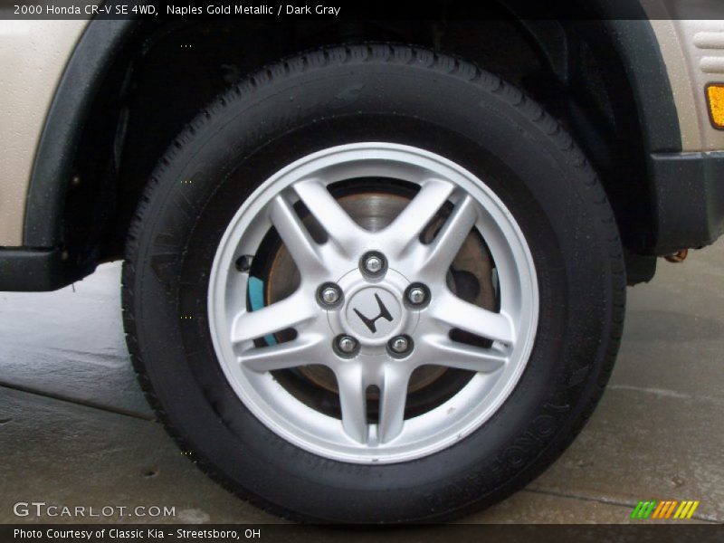 Naples Gold Metallic / Dark Gray 2000 Honda CR-V SE 4WD