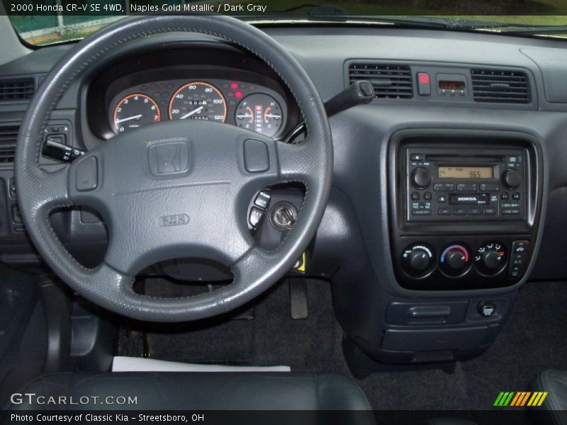 Naples Gold Metallic / Dark Gray 2000 Honda CR-V SE 4WD