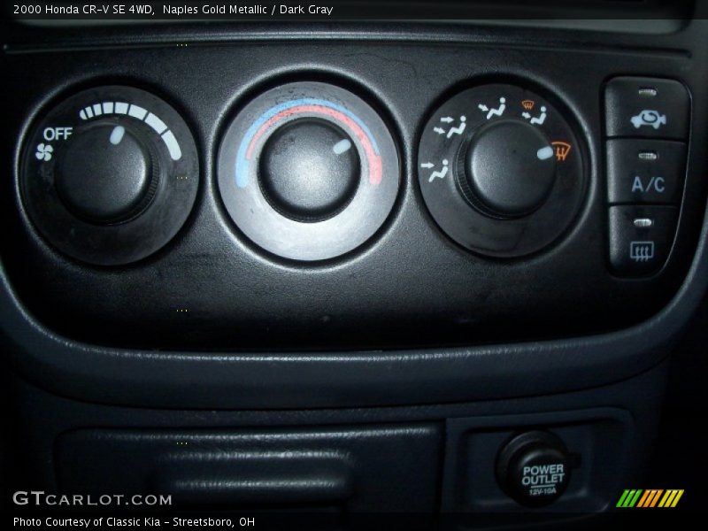 Naples Gold Metallic / Dark Gray 2000 Honda CR-V SE 4WD