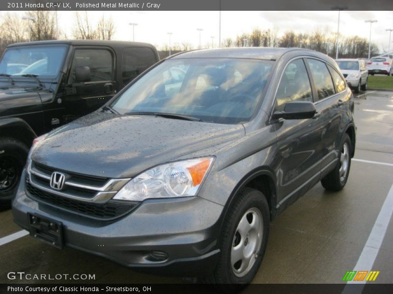 Polished Metal Metallic / Gray 2011 Honda CR-V LX