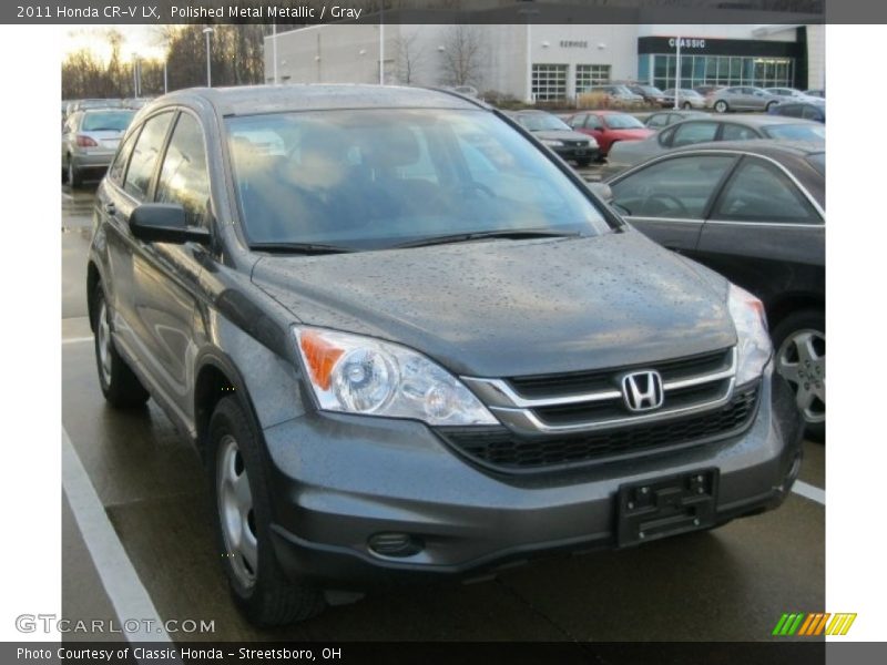Polished Metal Metallic / Gray 2011 Honda CR-V LX
