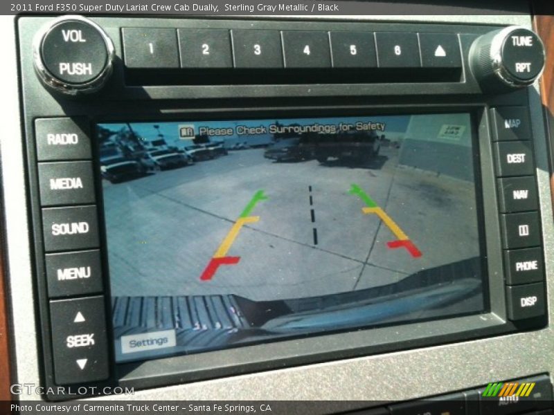 Sterling Gray Metallic / Black 2011 Ford F350 Super Duty Lariat Crew Cab Dually