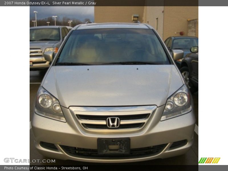 Silver Pearl Metallic / Gray 2007 Honda Odyssey EX-L